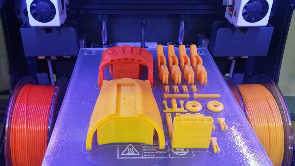 Printing the 3d printed prosthetic hand