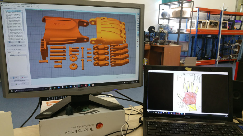 Designing the 3D printed prosthetic hand