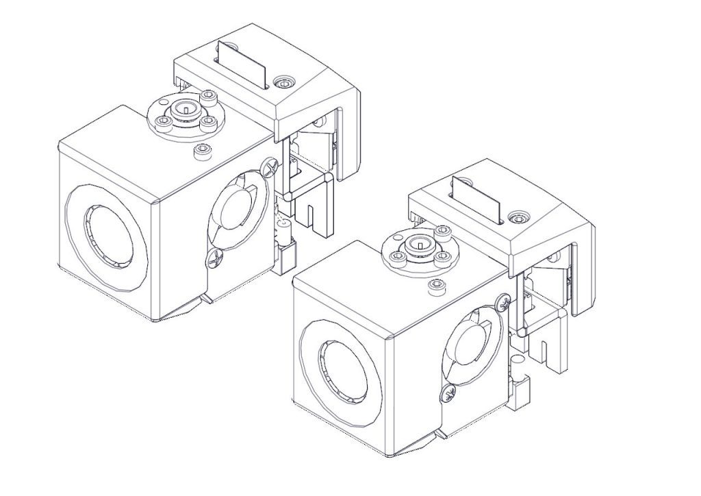 Two independent Extruders