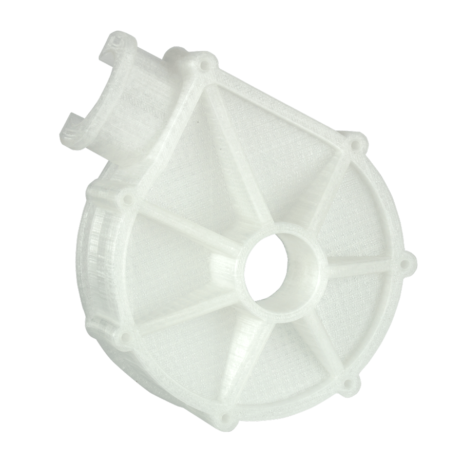 Printed object - PP Pump housing (1)