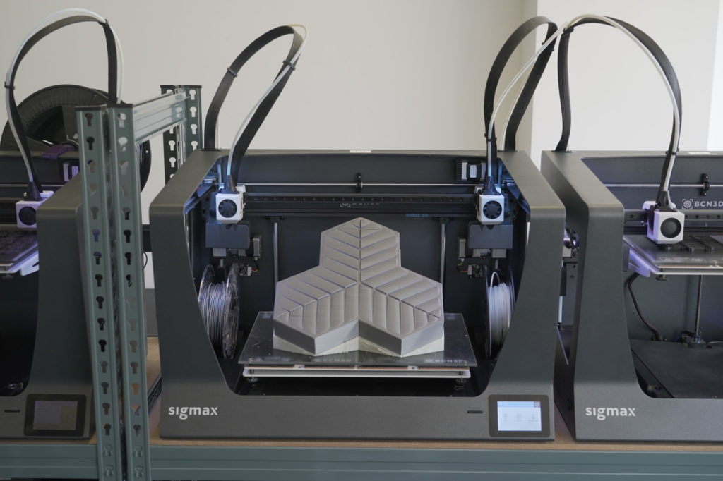Escofet BCN3D Sigmax 3D impresión diseño prototipado arquitectura