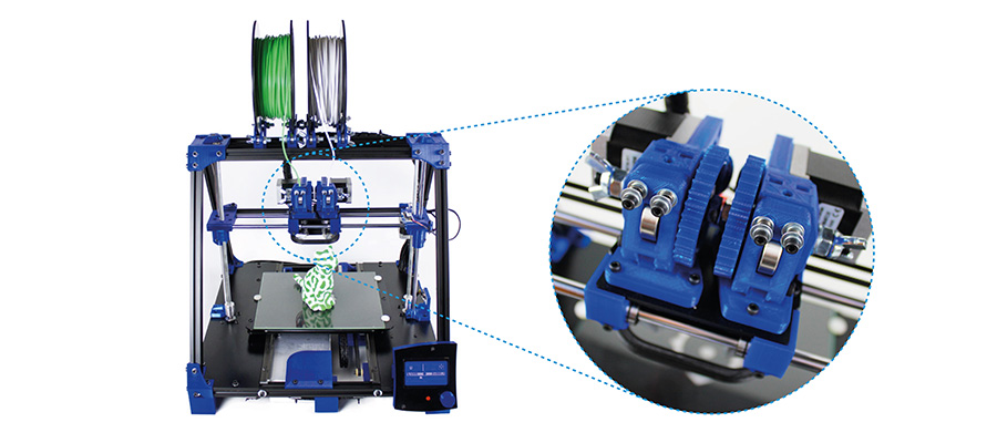 BCN3D IDEX BCN3D + tecnologia de doble extrusió