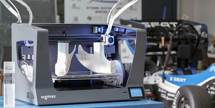 BCN3D IDEX technology ETSEIB mirror 3D printing mode production