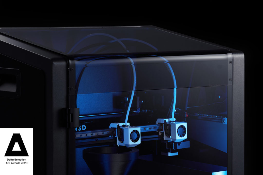 BCN3D Epsilon 3D Printer full enclosure passive heated chamber design award Delta