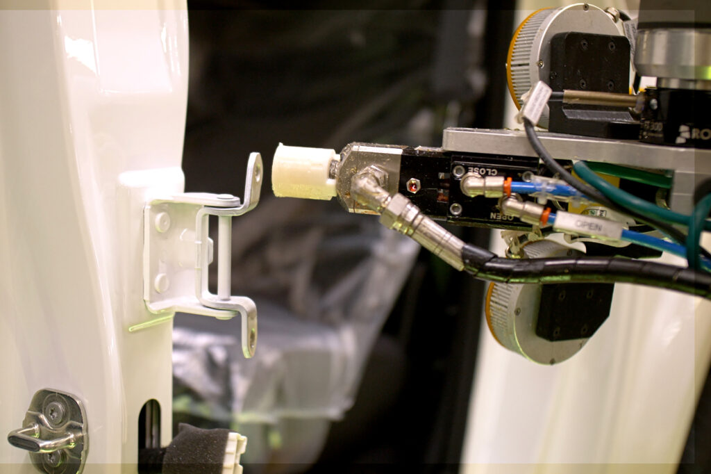 3D printed tools in a production line