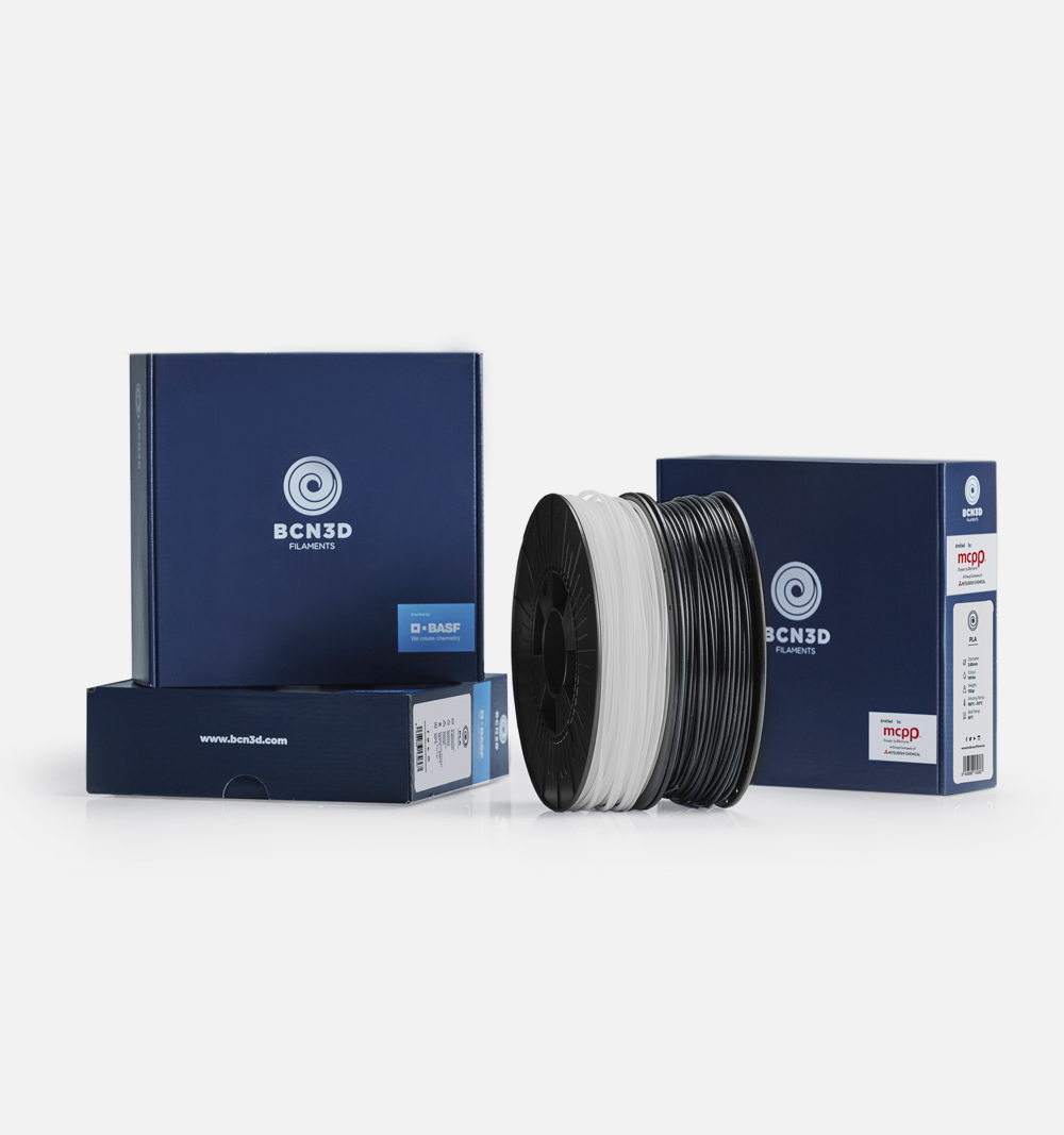 BCN3D filaments powered by BASF and Mitsubishi Chemical