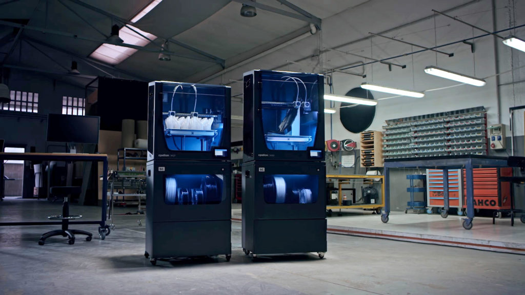 BCN3D Epsilon Series 3D Printer smart cabinet IDEX productivity w50 w27