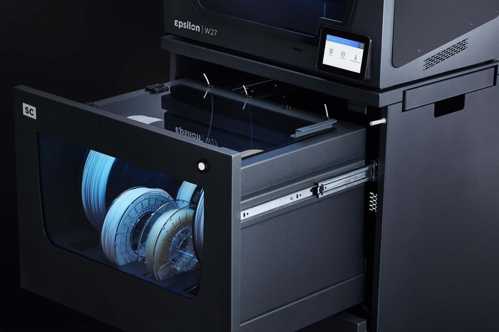 BCN3D Epsilon Series 3D Printer smart cabinet humidity controlled environment