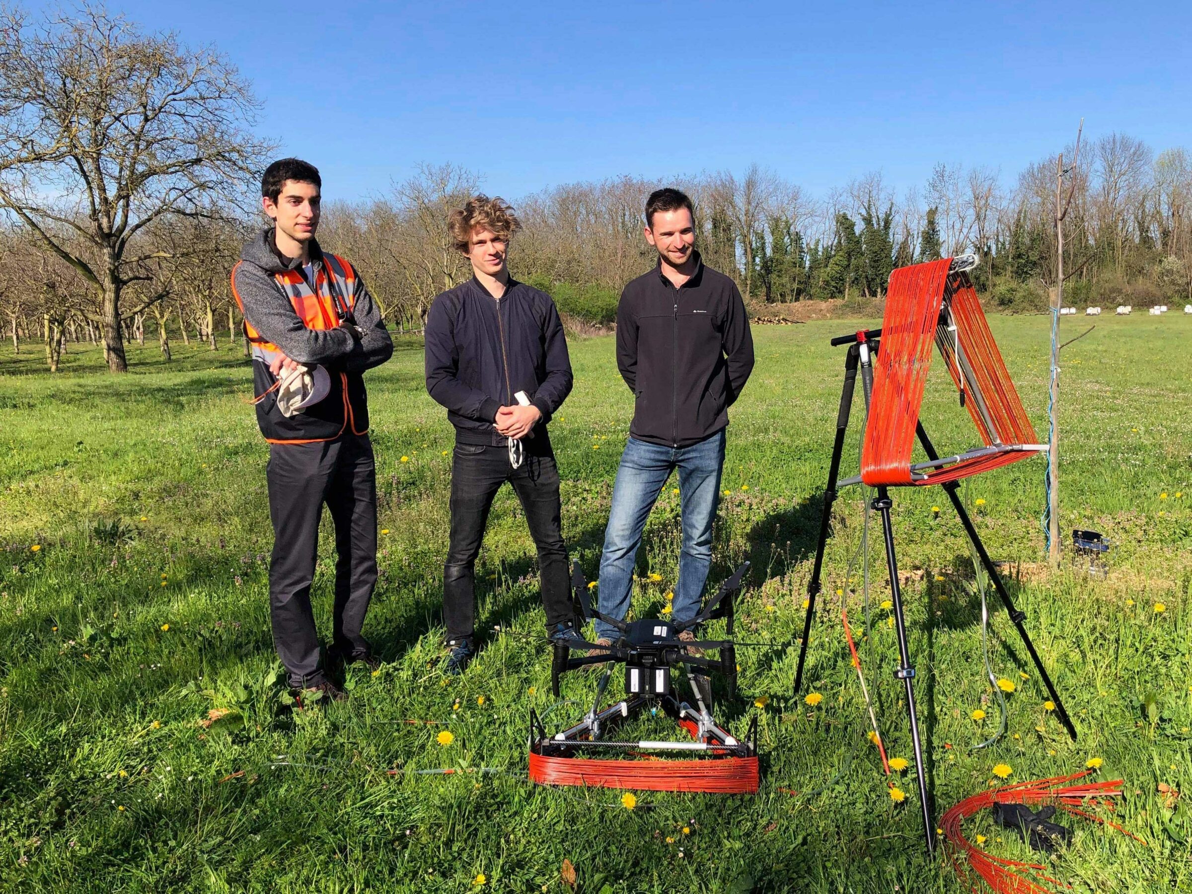 Agri.Builders team with drones