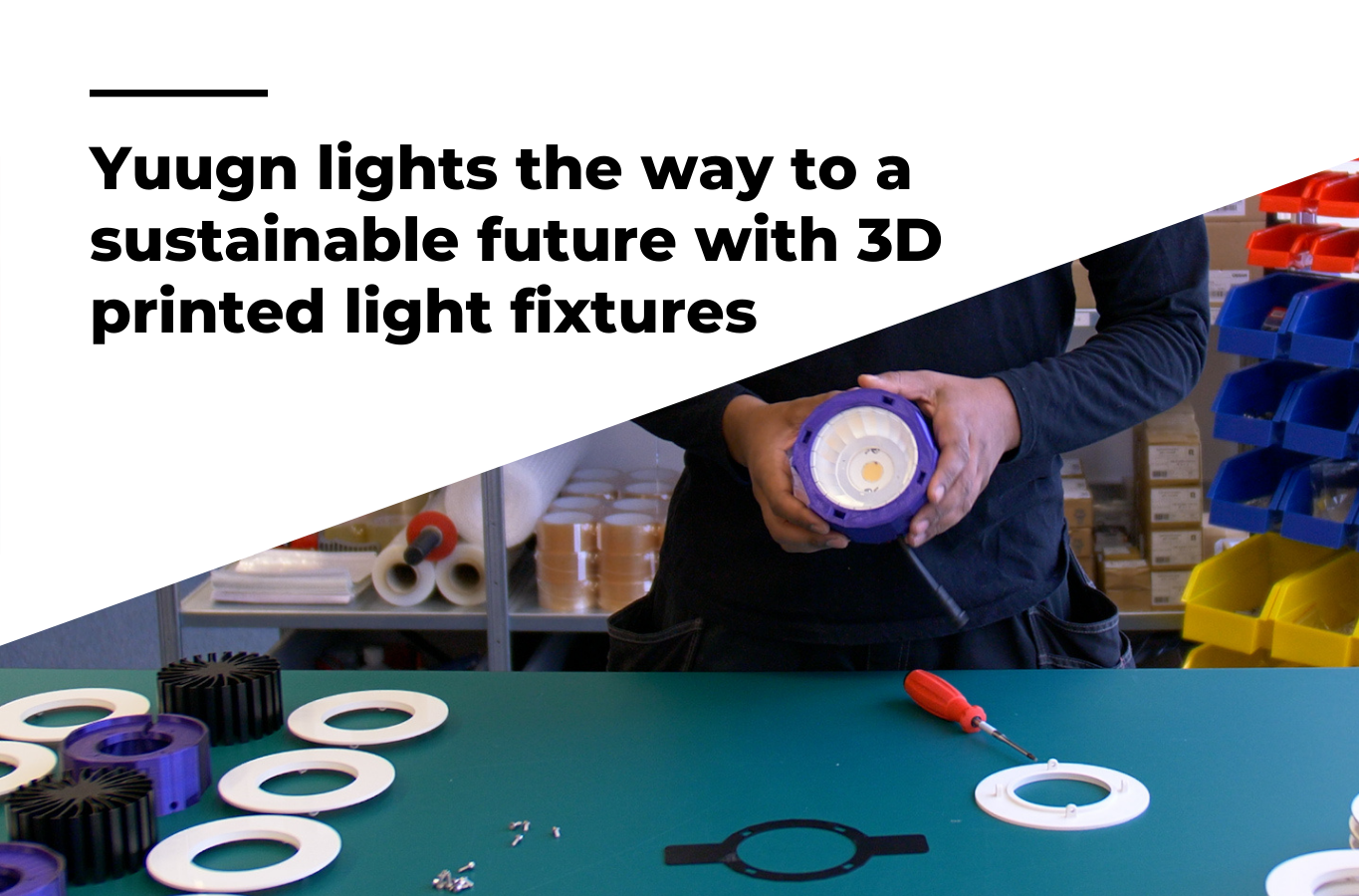Yuugn lights the way to a sustainable future with 3D printed light fixtures