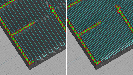 Material support density