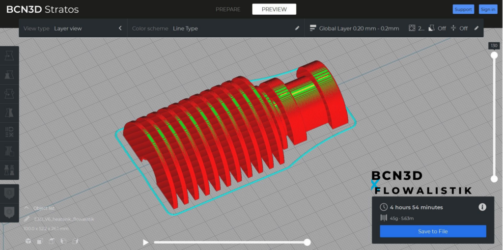 Build plate adhesion skirt