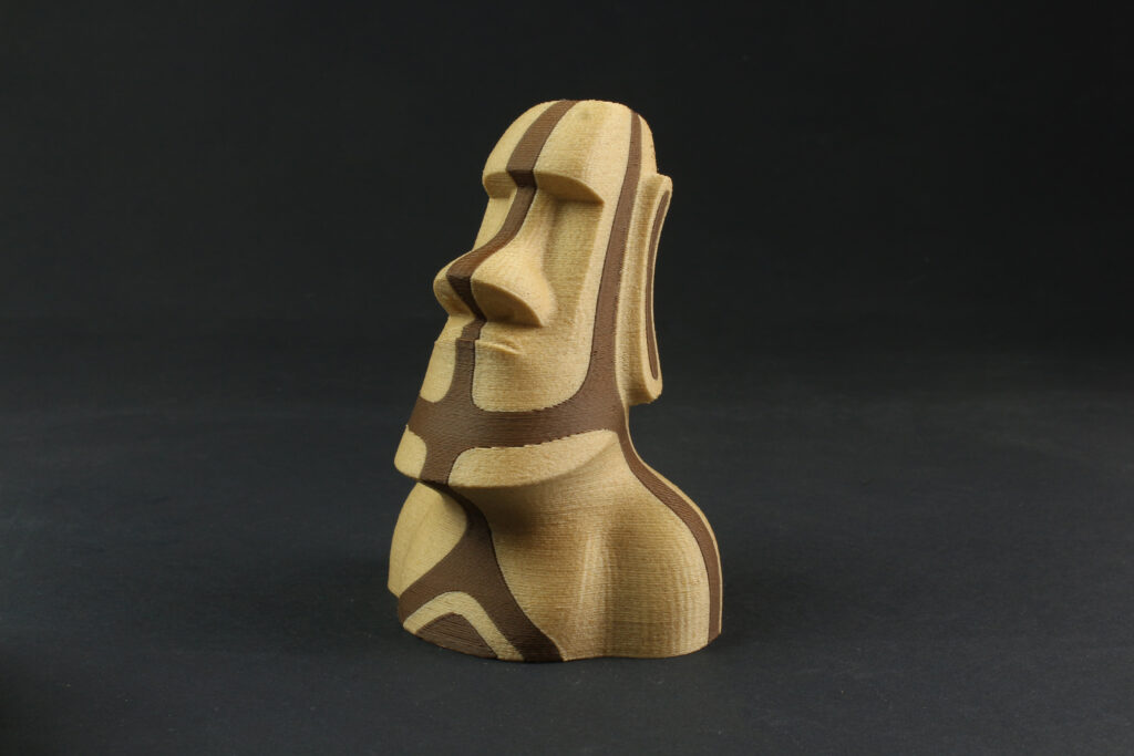 3D printed wood model