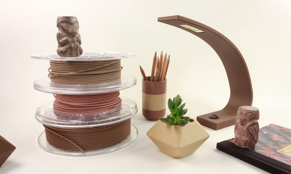 Wood filament 3d printer