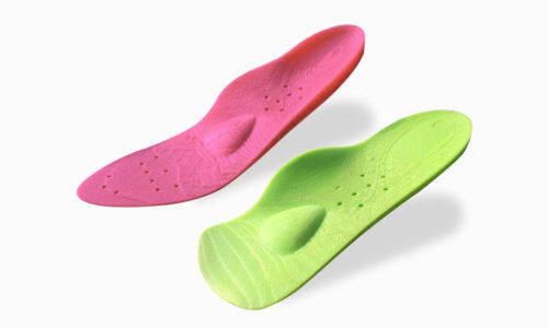 Zoles' 3D printed insoles made with flex filament